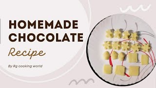 Chocolate recipe  homemade chocolates🍫🍫 [upl. by Lhamaj647]