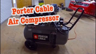 NEW PORTER CABLE AIR COMPRESSOR 🌪🌪🌪at Hollis Farms [upl. by Yeliw349]