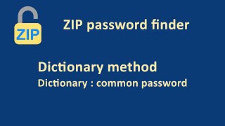 ZIP password finder iOS app 1  use dictionary [upl. by Alistair]