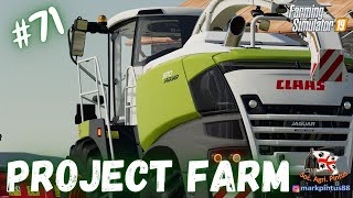 Project Farm 71  Trincea particolare sorgo da insilato barbabietole e paglia  FS19 ITA [upl. by Tabbi324]