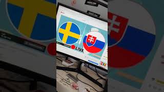 Schweden vs Slowakei Live bei LiHa2004 shorts [upl. by Gilliette]