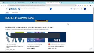 ETICA UNAPEC COURSERA [upl. by Ahseyn]