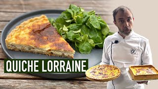 Classic QUICHE LORRAINE by French chef [upl. by Asseneg]