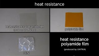 Siliconefree release film amp Super heat resistance polyamide film [upl. by Nyrak]