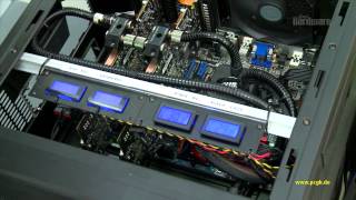 Cebit Cooler Master Eisberg Prestige 240L Hands on PCGH [upl. by Matthews]