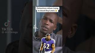 Ray Lewis vs Ocho cinco toogreattobeleftunseen nfl [upl. by Assenay]