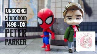 UNBOXING NENDOROID 1498 PETER PARKER  SPIDERMAN INTO THE SPIDERVERSE [upl. by Engleman]