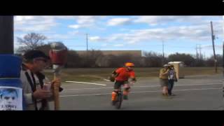 Unicycle Football Brutal Hit [upl. by Regnij]