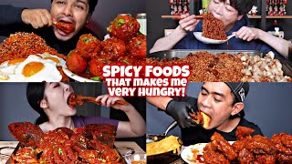 SPICY Mukbang Moments That Makes Me So HUNGRY🌶️🥵🤤 [upl. by Illoh]