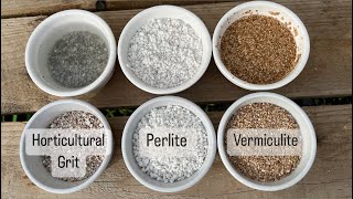 Horticultural Grit Perlite and Vermiculite [upl. by Assirralc]