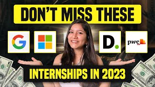 Best Internship Opportunities of 2023  Top 7 Internships for College Students [upl. by Mou766]