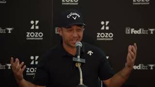 Xander Schauffele Tuesday Press Conference 2024 ZOZO Championship © PGA Tour [upl. by Farhsa]