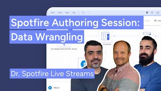 Spotfire Authoring Session part 2 Data Wrangling [upl. by Atisor]