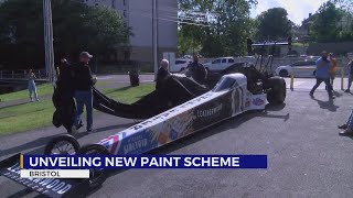 Tony Schumacher unveils Waltrip Brewing Co themed paint scheme [upl. by Adnawot]