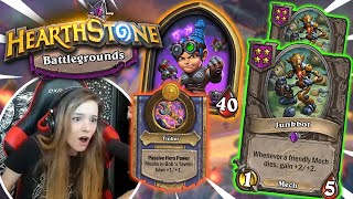 The DOUBLE JUNKBOT Paradox THIS IS SO ADDICTIVE Hearthstone Battlegrounds [upl. by Tigges]