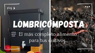 lombricompostaEl mejor alimento para nuestros cultivos [upl. by Yetta]