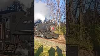 Walkersville Southern Excursion train passing Harmony Grove station [upl. by Slohcin114]