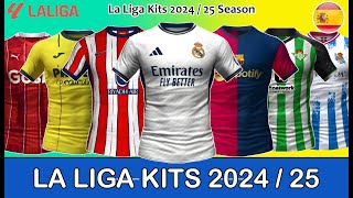 La Liga Confirmed amp Concept Kits 2024  25  Jersey Klub Liga Spanyol 24  25 [upl. by Aisan]