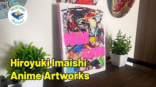 Hiroyuki Imaishi Anime Artworks Japanese Edition  Book Flip  4K [upl. by Ysnap]