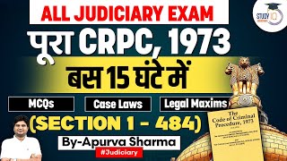 Complete CrPC in 1 Lecture  Criminal Procedure Code 1973  All Law Exams [upl. by Hadlee305]