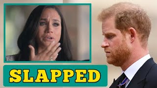 SLAPPED🛑 Prince Harry Angrily Slapped Meghan for Disrespectful crossing her legs at ESPY Awards [upl. by Shina]