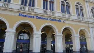 Stazione Catania Centrale  Bahnhof Catania  Catania Train station Sicily [upl. by Celle]