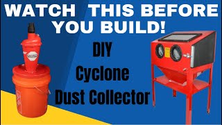 DIY Dust collector vs Harbor Freight Cyclone Dust Collector for the HF Sandblaster [upl. by Madison]