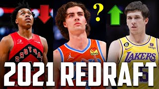 Redrafting The 2021 NBA Draft Two Years Later [upl. by Boiney129]