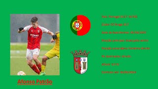 Afonso Patrão  2007 SC Braga Pinatar Cup footage [upl. by Lorien]