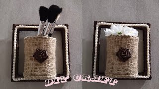 Diy craft 💛 making wall hanging organizer 💛 Best out of waste material [upl. by Ellitnahc]