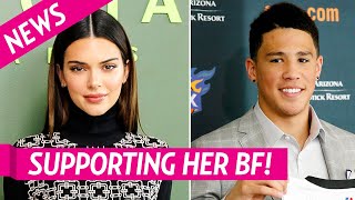 Kendall Jenner Supports Boyfriend Devin Booker at Suns Game [upl. by Krug]