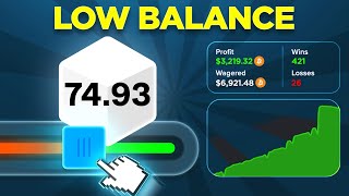 THE BEST LOW BALANCE DICE STRATEGY FOR PROFIT INSANE [upl. by Cairistiona]