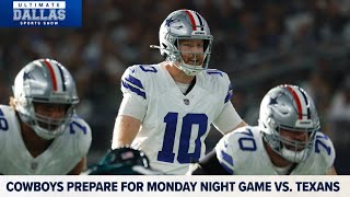 Cowboys prepare for Monday Night game against Texans  Ultimate Dallas Sports Show [upl. by Ailliw]