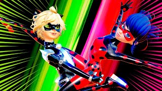 Miraculous Ladybug multiverse Shady Bug amp Claw Noir DUET TRANSFORMATION 🐞🐱 [upl. by Crysta]