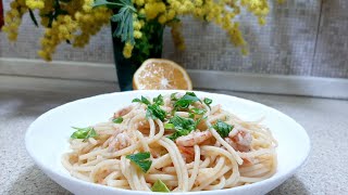 Makarona me Karkaleca  Shrimp Pasta recipe [upl. by Chaiken]