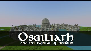 Minecraft Osgiliath  A Lord of the Rings Build [upl. by Ahsinrat]