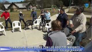 GIMNASIA AL AIRE LIBRE CON LOS ADULTOS MAYORES [upl. by Grega682]