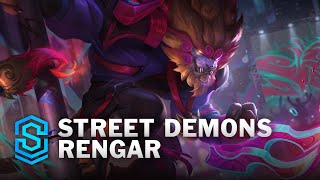 Street Demons Rengar Skin Spotlight  League of Legends [upl. by Ajdan]