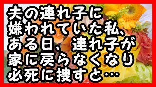 感動  夫の連れ子に嫌われていた私、ある日、連れ子が戻らなくなり必死に捜すと… 感動する話 [upl. by Elsy]