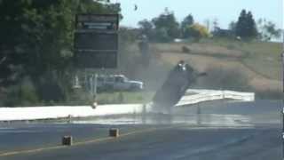 BAD CRASH  RX7 ROLLS OVER 10 TIMES [upl. by Mylander775]