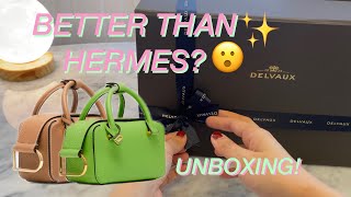 New BRAND Who Dis 🤎 DELVAUX 1829 Unboxing Hermes MINI LINDY ALTERNATIVE😎 Cool Box Nano Vegetal [upl. by Carlotta]