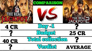 The Real Jackpot vs The Real Jackpot 2 movie box office collection comparison।। [upl. by Attenat]