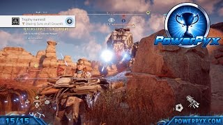 Horizon Zero Dawn  All Hunting Ground Trials  Blazing Sun Marks Walkthrough [upl. by Kcirret]