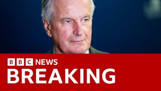 Michel Barnier named by Macron as new French prime minister  BBC News [upl. by Aihsyak]