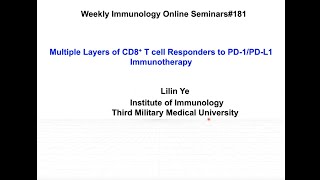 Multiple Layers of CD8 T Cells responding to PD 1PD L1 Immunotherapy [upl. by Eintruoc187]