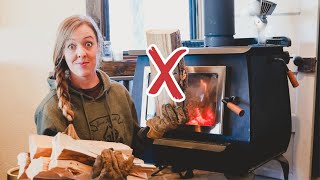 These WOODSTOVE MISTAKES Are Costing You Time amp Money [upl. by Aicarg]