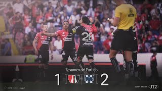 Resumen del Atlas FC vs Rayados  Jornada 12  Clausura 2024 [upl. by Turro]