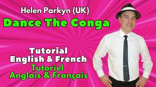 Dance The Conga Line Dance Tutorial English and French  Tutoriel Anglais amp Français [upl. by Eveline]