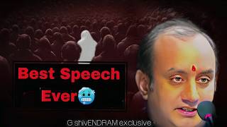 Sudhanshu Trivedi 🔥Fiery Speech😱  First Time On YouTube 🥶 [upl. by Gnanmas]