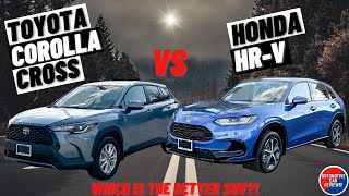 Comparison 2024 TOYOTA COROLLA CROSS vs 2024 HONDA HRV  Which One Is The Better SUV [upl. by Imer579]